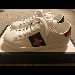 Women’s Gucci ace embroidered Sneakers Size 35